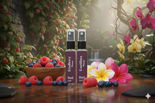 Aromaras Womenβs Perfume Combo β Kissberry & Exotiflora (8ml x 2)