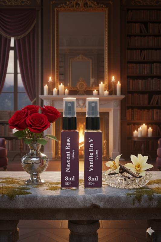 Aromaras Unisex Combo β Nascent Rose & Vanille En V (8ml x 2)