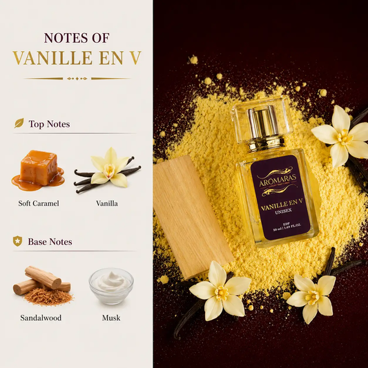 Vanille En V | Warm Vanilla & Caramel Aromaras 50 ML