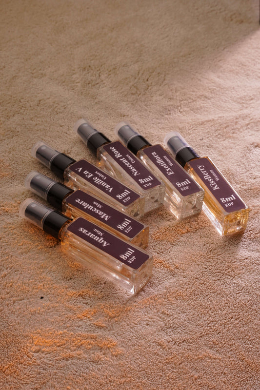Aromaras Signature Perfume Discovery Set - Pack of 6 Mini Luxury Fragrances Aromaras