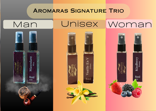 Aromaras Signature Trio Masculare | Kissberry | Vanille En V