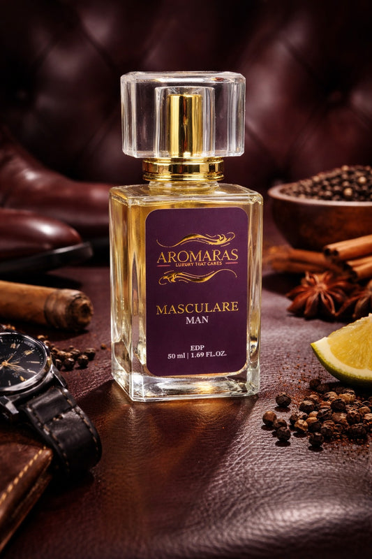 AROMARAS Masculare sweet tobacco men's perfume bottle with luxury packaging box