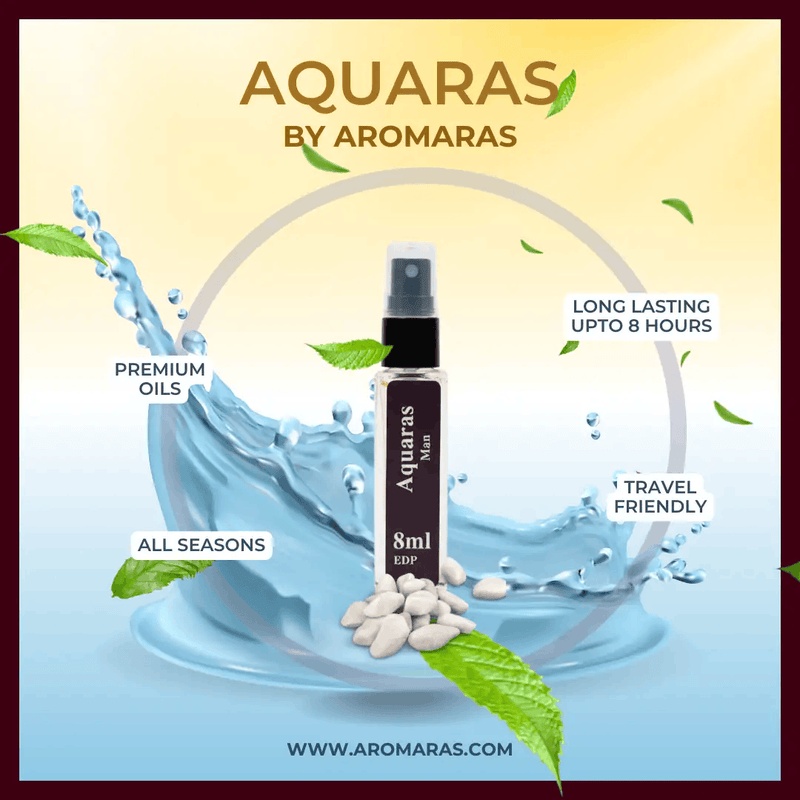 Aquaras - Long Lasting Aquatic Perfume for Men | AROMARAS Aromaras