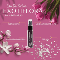 Fragrance notes of AROMARAS Exotiflora perfume orchid magnolia gardenia sandalwood musk