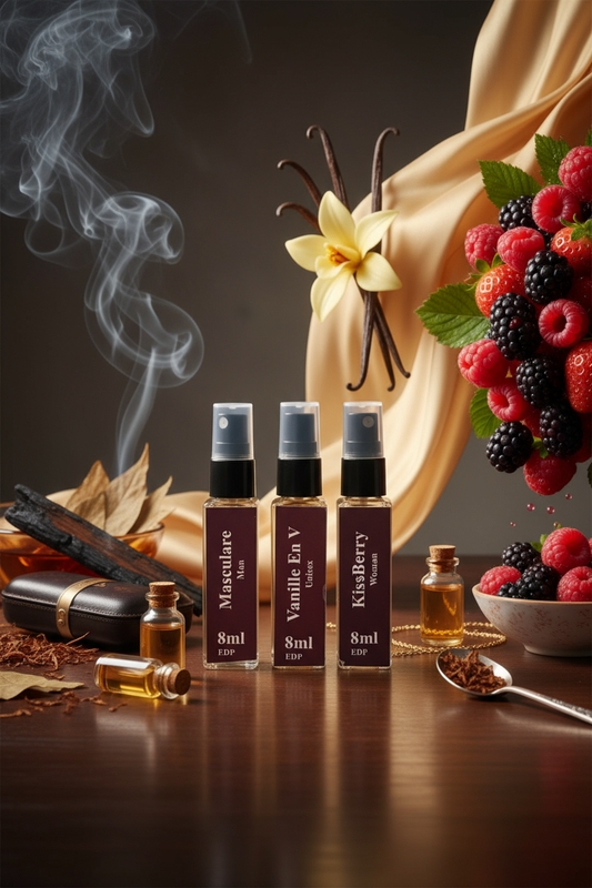 Aromaras Signature Trio Masculare | Kissberry | Vanille En V