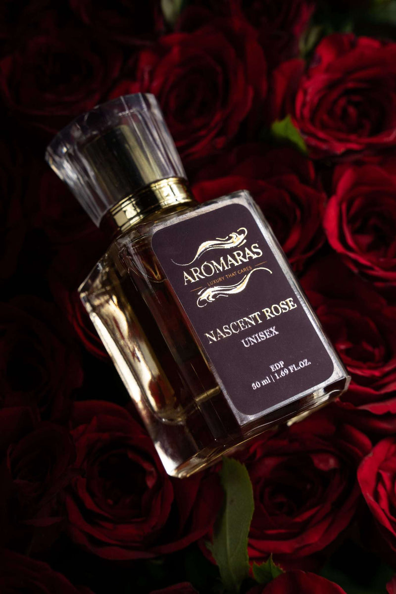 Nascent Rose - Luxury Rose Unisex Perfume | Long Lasting Fragrance | AROMARAS Aromaras