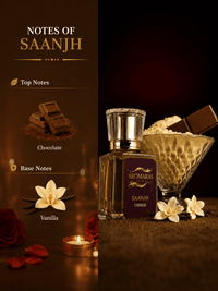 SAANJH | A Choco - Vanilla Blend | Limited Edition Aromaras 50 ML