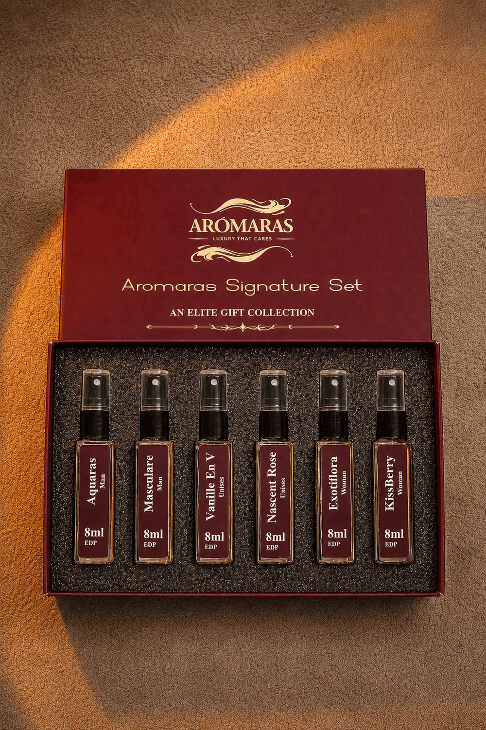 Aromaras Signature Perfume Discovery Set - Pack of 6 Mini Luxury Fragrances Aromaras Default Title