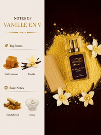 Vanille En V | Warm Vanilla & Caramel Aromaras 50 ML