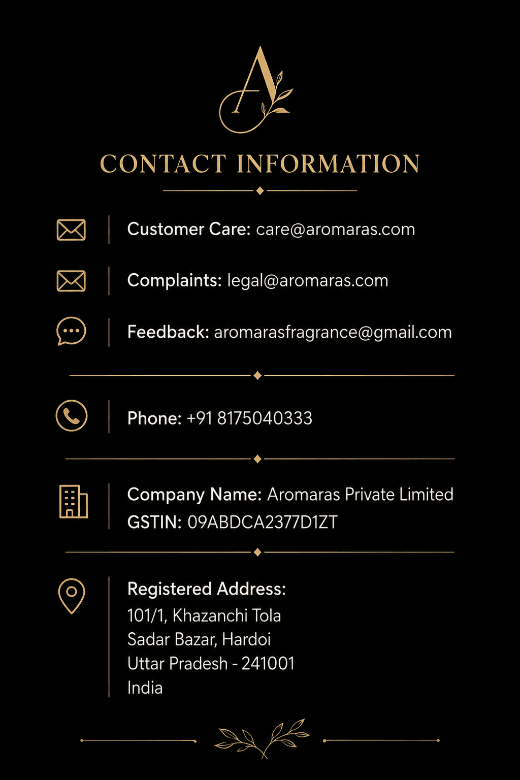 www.aromaras.com Aromaras
